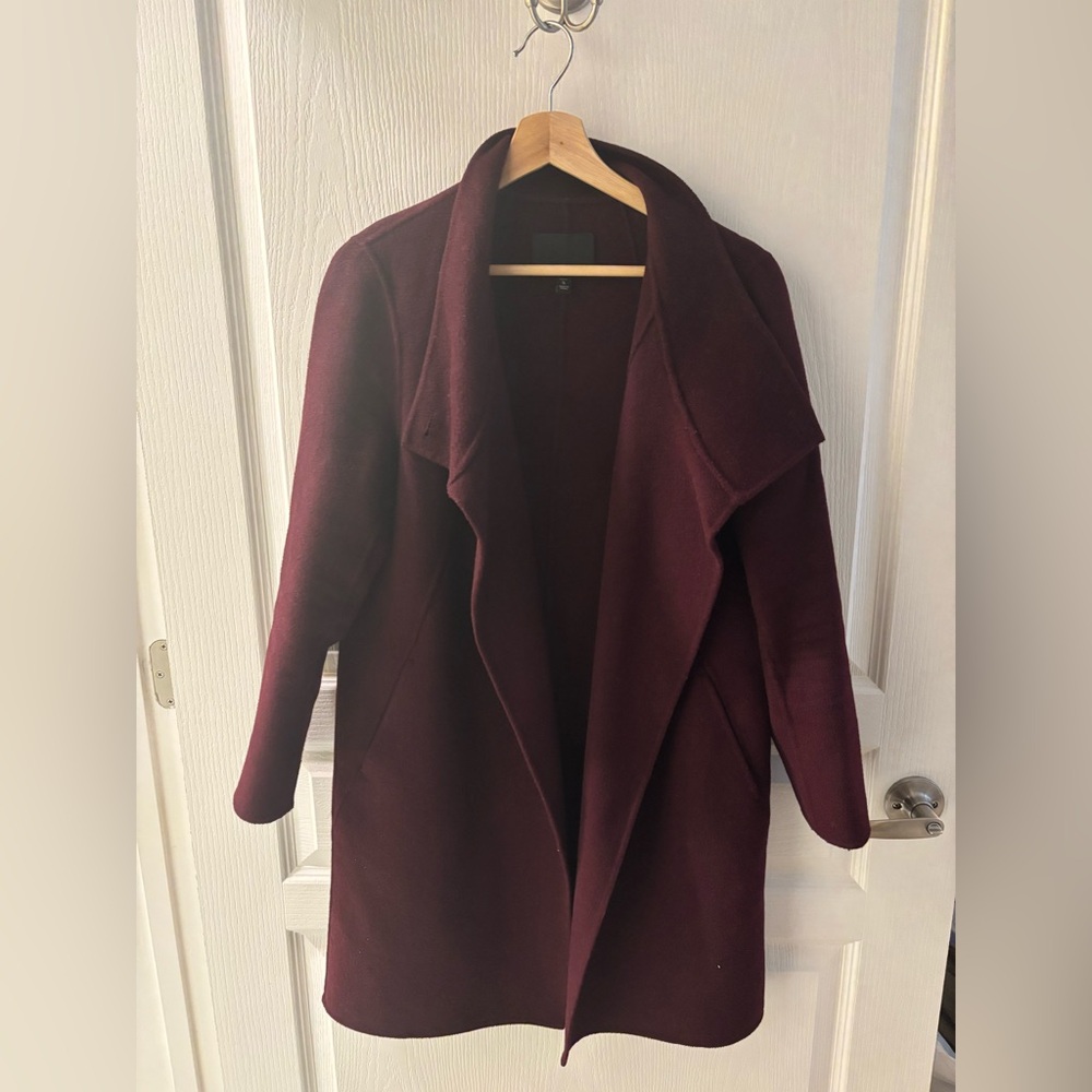 Banana Republic Burgundy Pea Coat
